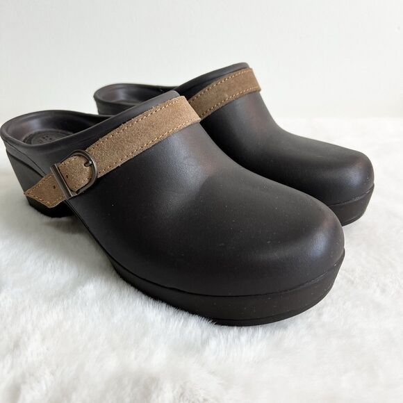 Crocs Sarah Clogs Mules Dual Comfort Espresso Brown Women’s 7 - Picture 2 of 11
